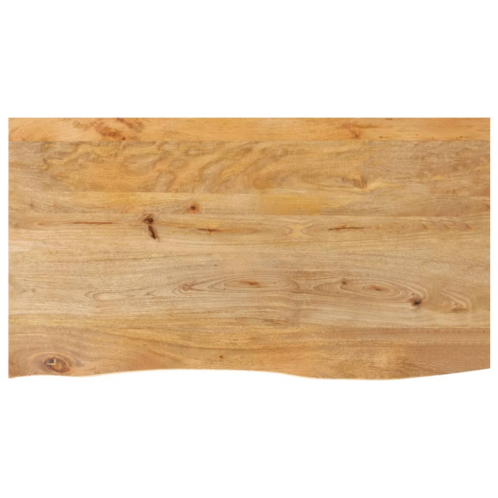 Tafelblad met natuurlijke rand 110x60x3,8 cm massief mangohout
