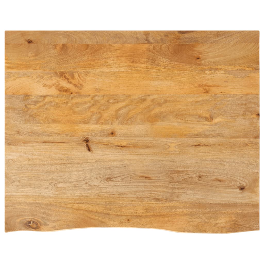 Tafelblad met natuurlijke rand 110x80x3,8 cm massief mangohout