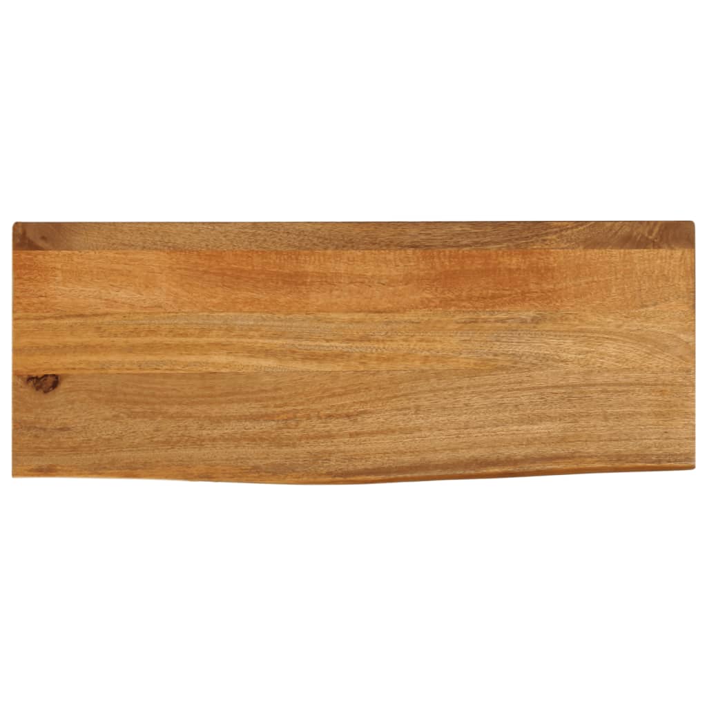 Tafelblad met natuurlijke rand 90x20x3,8 cm massief mangohout