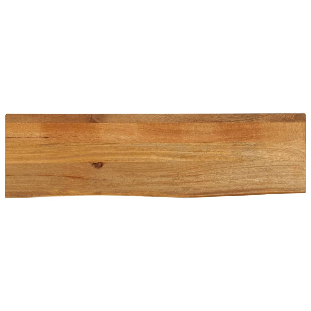 Tafelblad met natuurlijke rand 100x20x3,8 cm massief mangohout