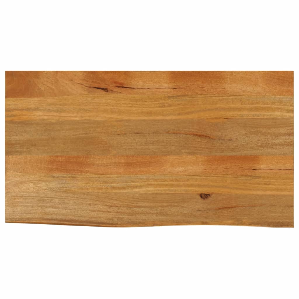 Tafelblad met natuurlijke rand 120x60x3,8 cm massief mangohout