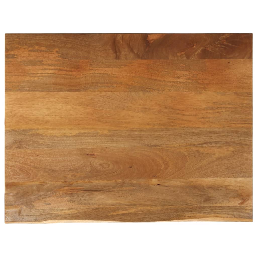 Tafelblad met natuurlijke rand 110x80x3,8 cm massief mangohout