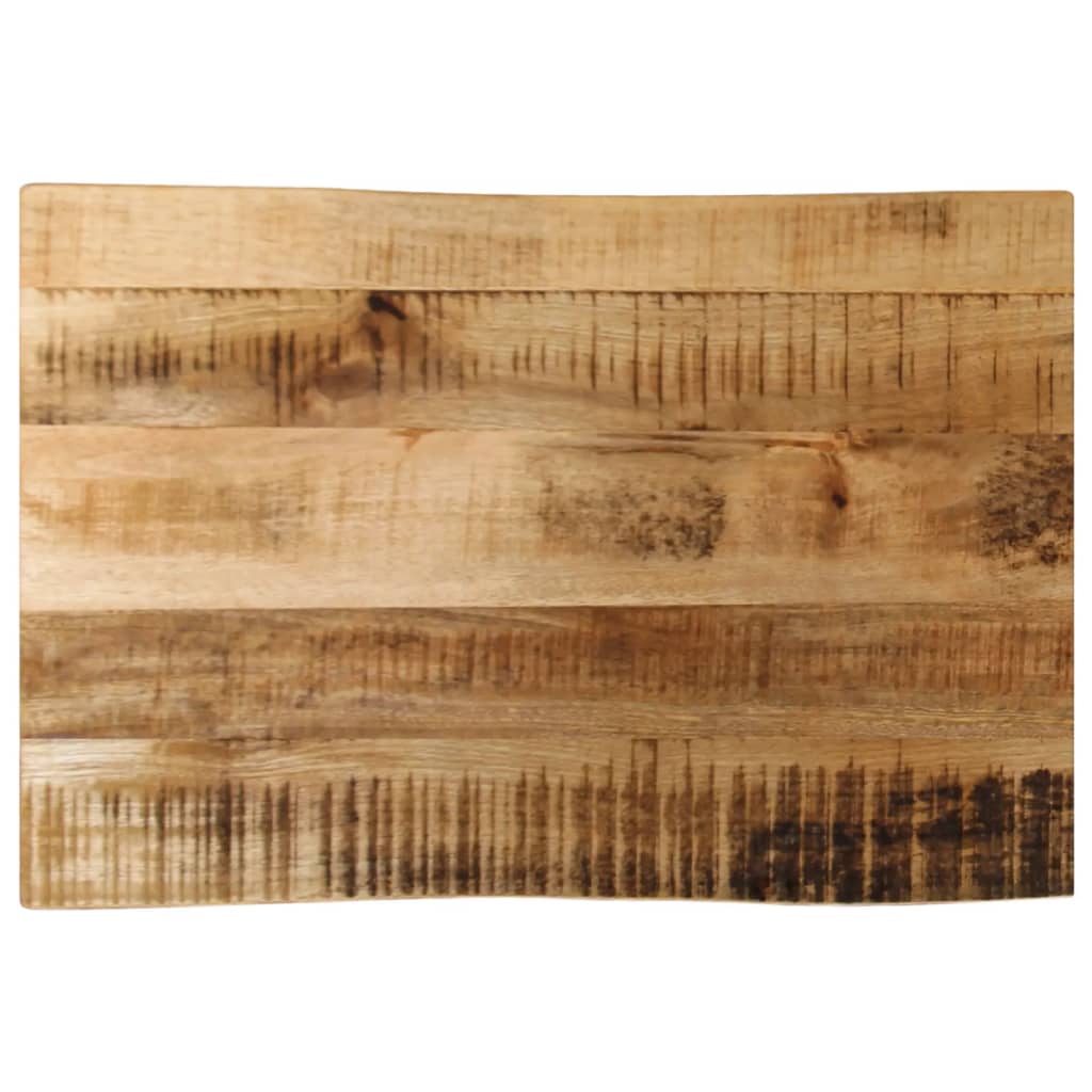 Tafelblad met natuurlijke rand 50x40x3,8 cm massief mangohout
