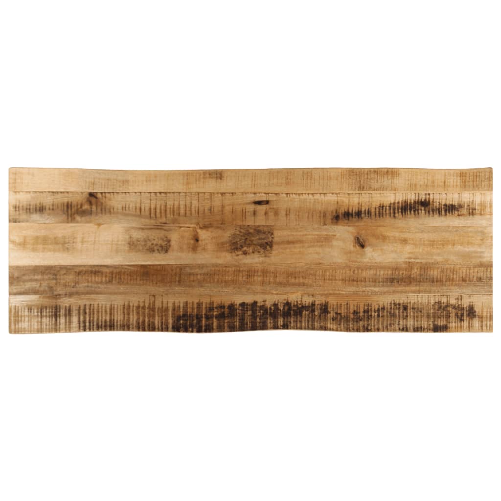 Tafelblad met natuurlijke rand 110x40x3,8 cm massief mangohout