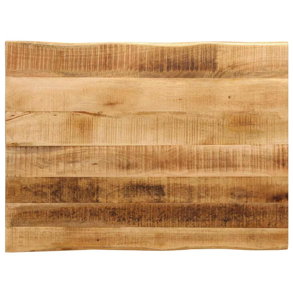 Tafelblad met natuurlijke rand 70x60x3,8 cm massief mangohout