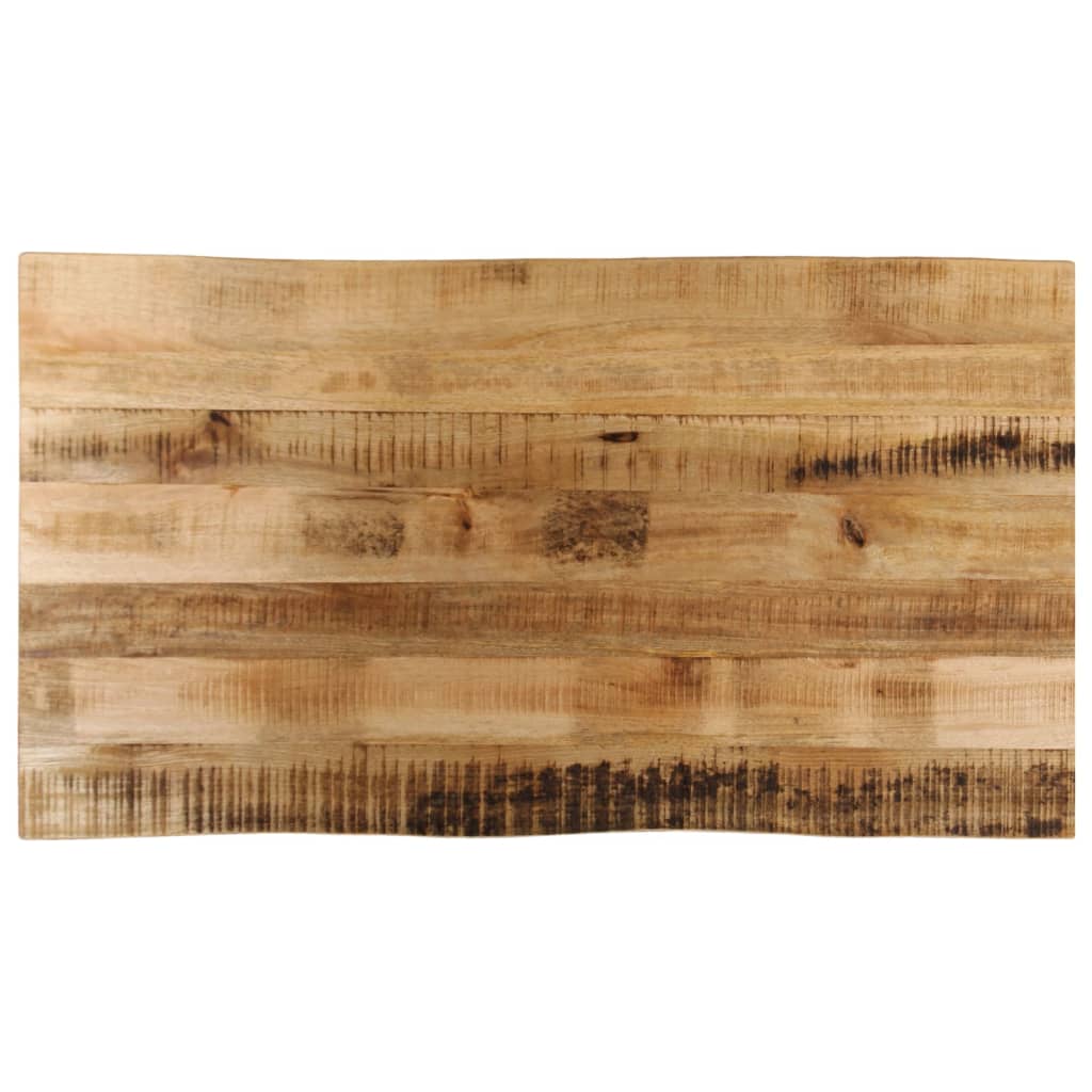 Tafelblad met natuurlijke rand 110x60x3,8 cm massief mangohout