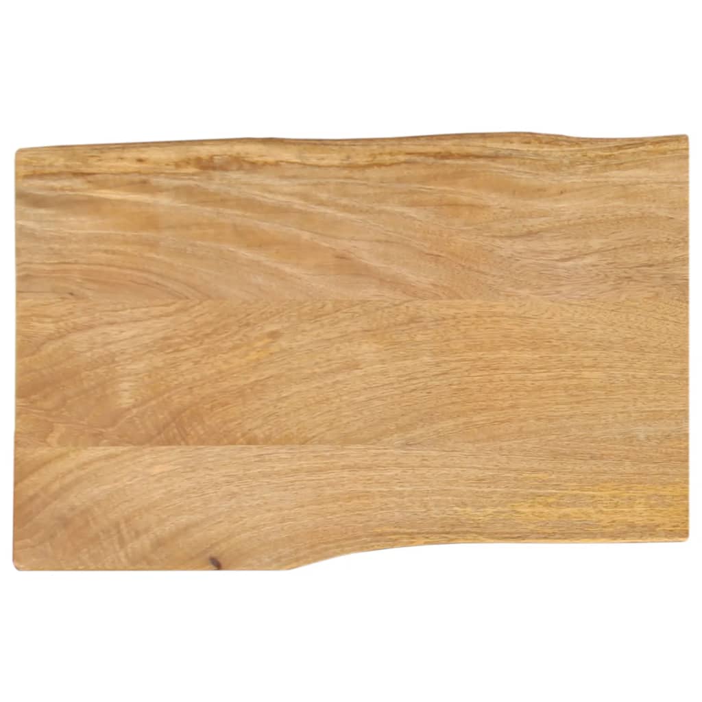Tafelblad met natuurlijke rand 60x40x3,8 cm massief mangohout
