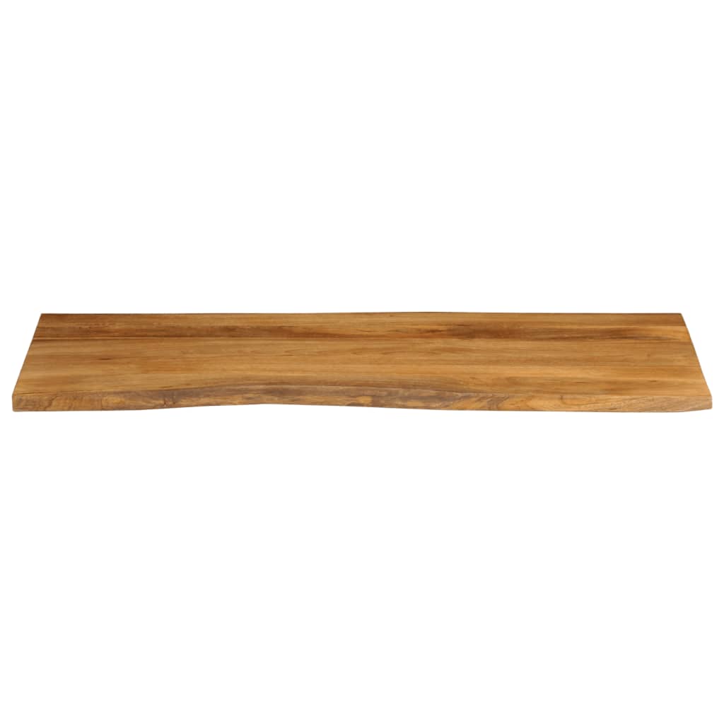 Tafelblad met natuurlijke rand 140x60x2,5 cm massief mangohout – afbeelding 3