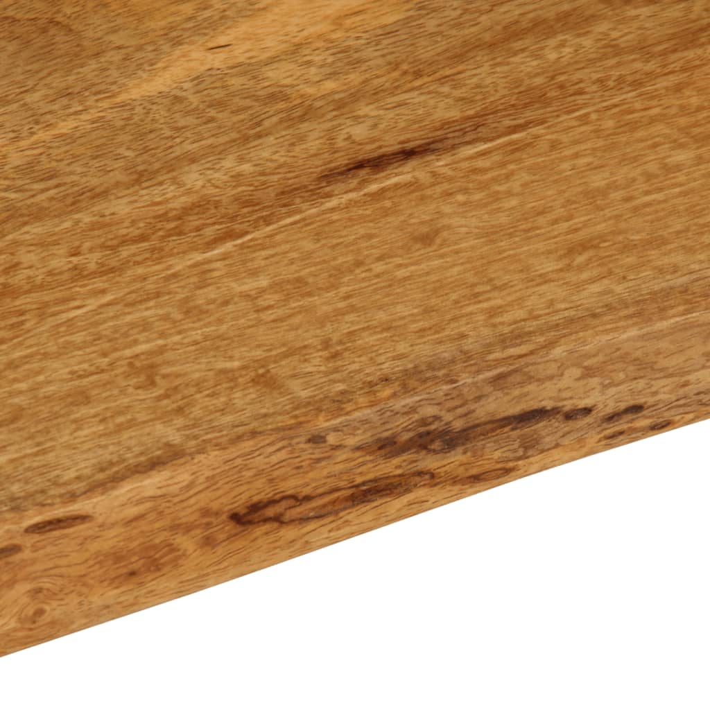 Tafelblad met natuurlijke rand 140x60x2,5 cm massief mangohout – afbeelding 7