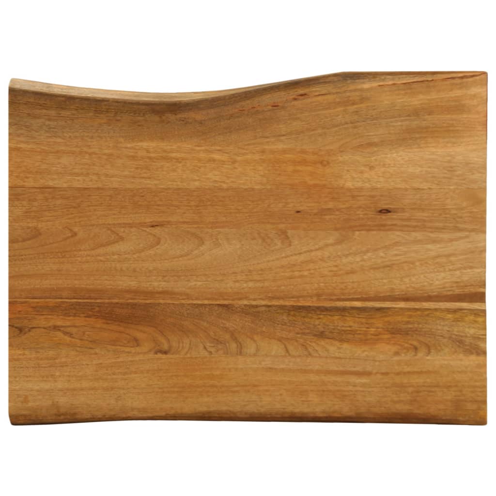 Tafelblad met natuurlijke rand 70x60x3,8 cm massief mangohout