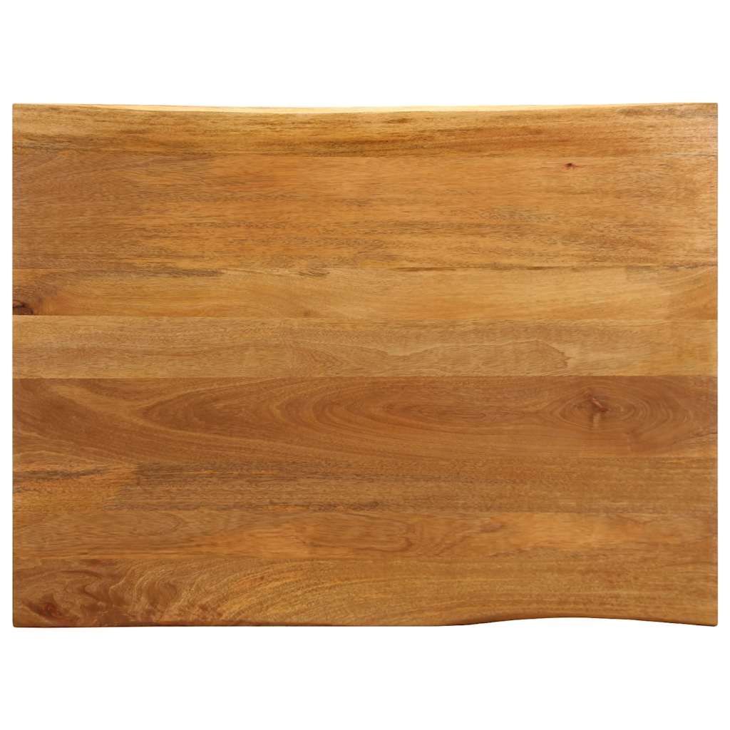 Tafelblad met natuurlijke rand 100x80x3,8 cm massief mangohout – afbeelding 1
