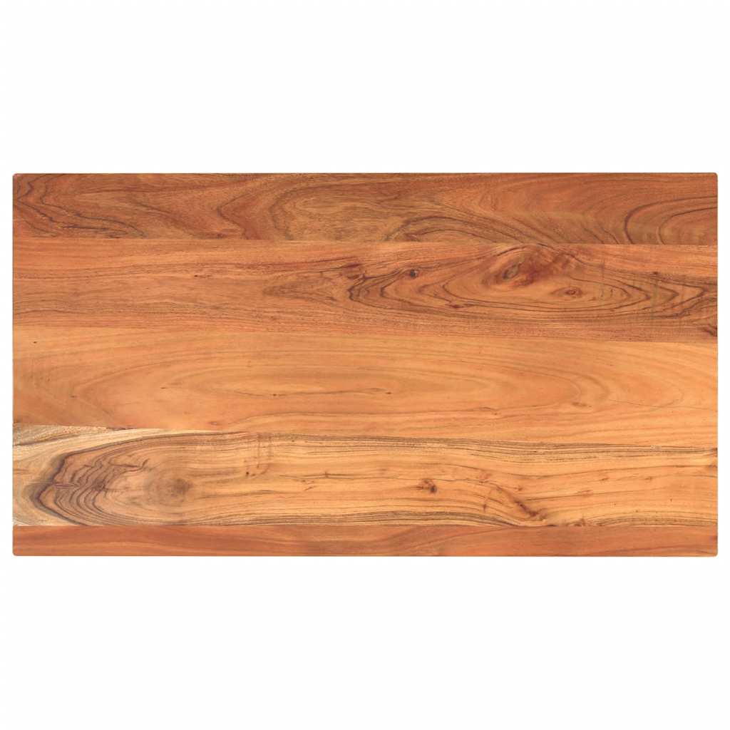 Tafelblad rechthoekig 100x50x2,5 cm massief acaciahout