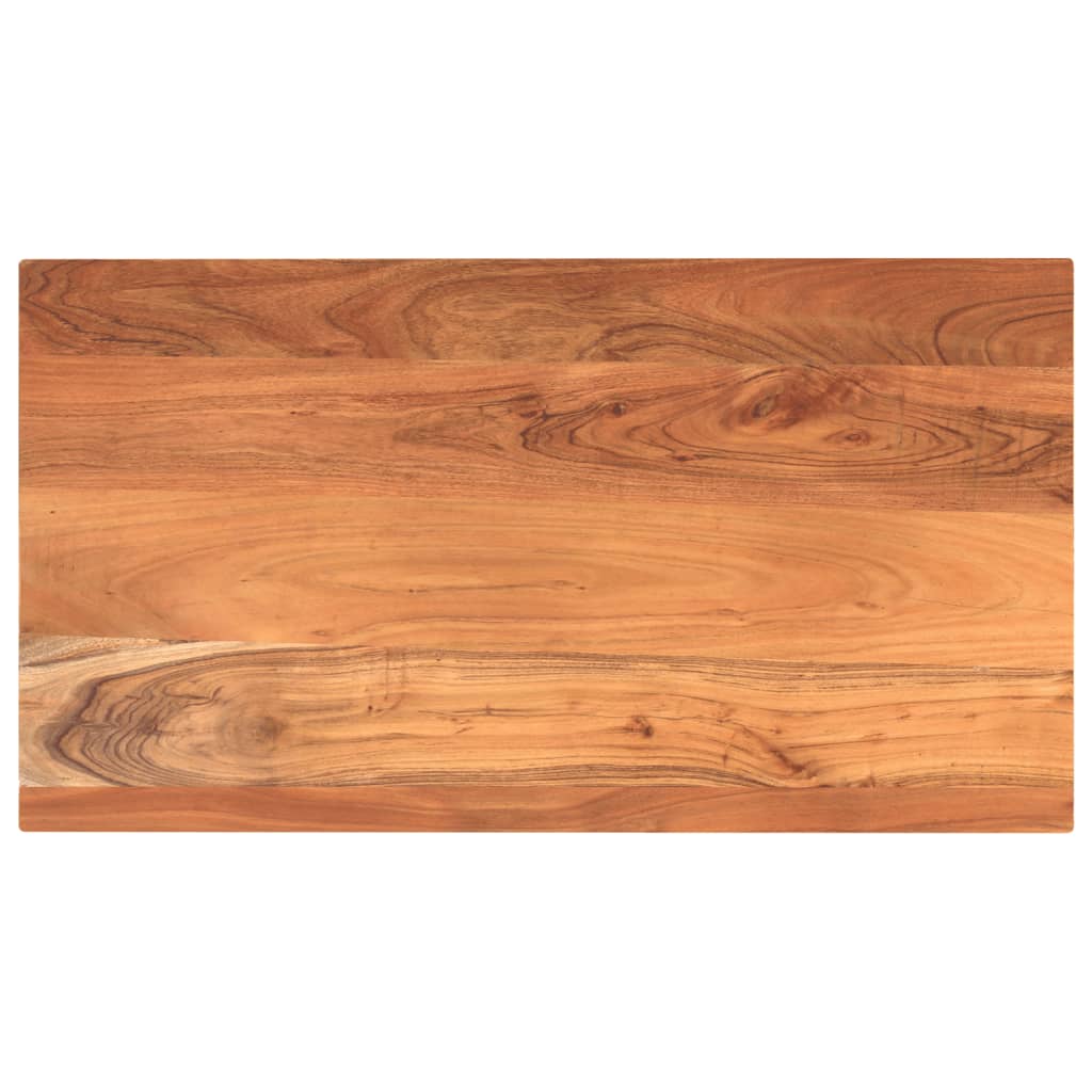 Tafelblad rechthoekig 110x50x2,5 cm massief acaciahout