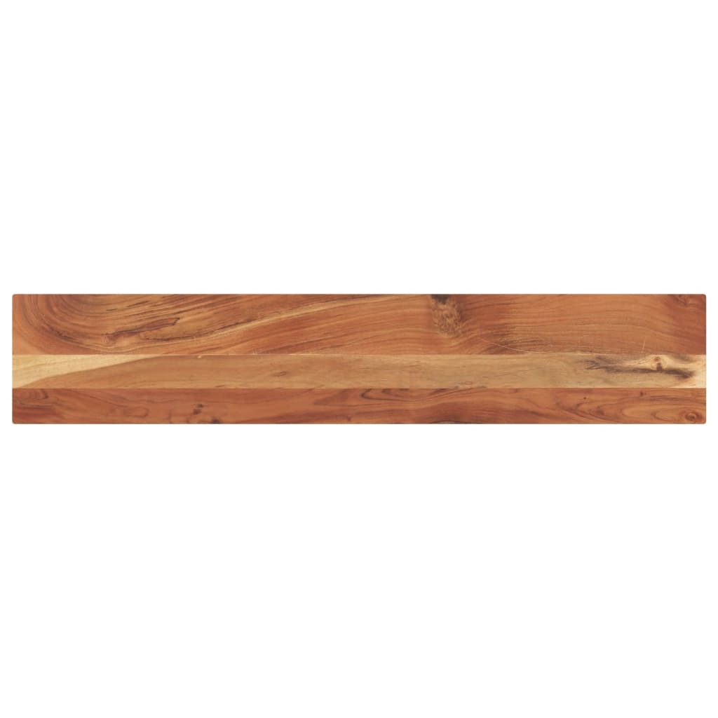 Tafelblad rechthoekig 140x20x3,8 cm massief acaciahout