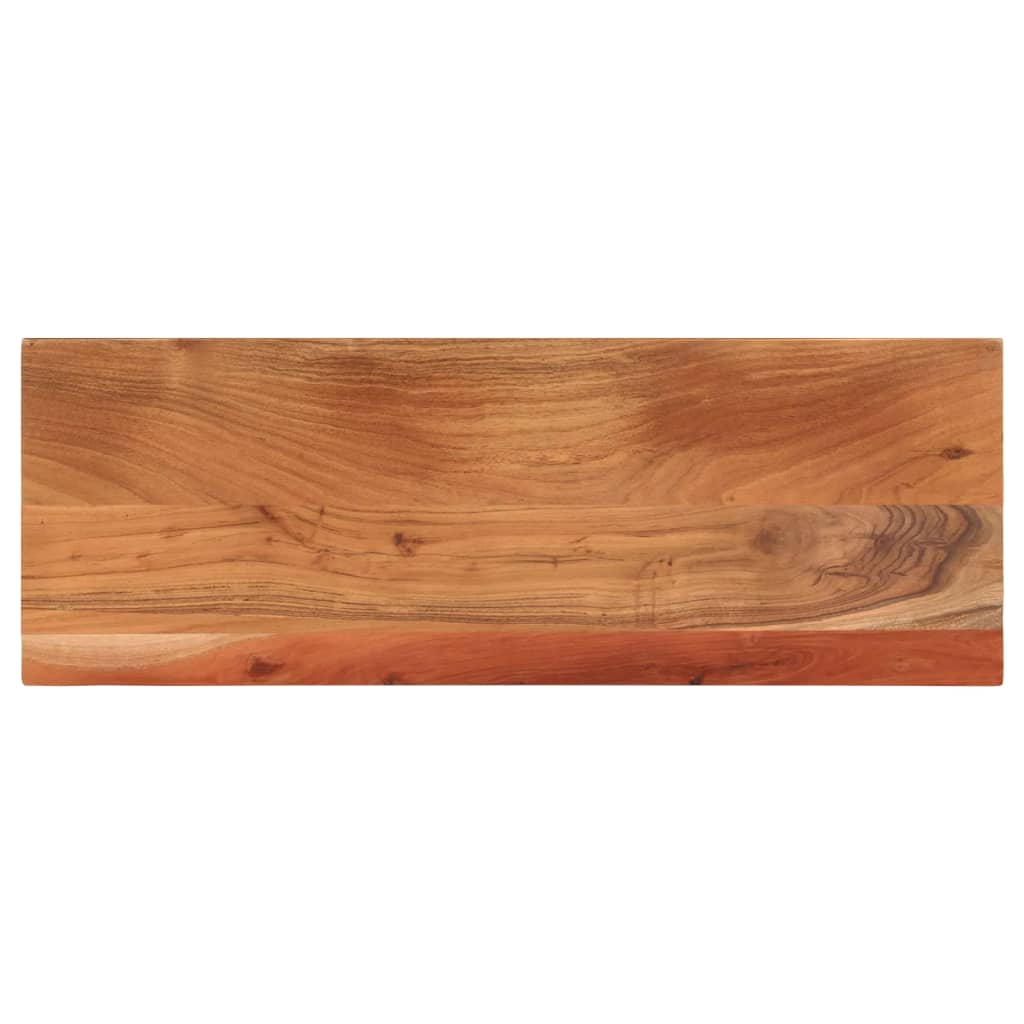 Tafelblad rechthoekig 90x30x3,8 cm massief acaciahout – afbeelding 1