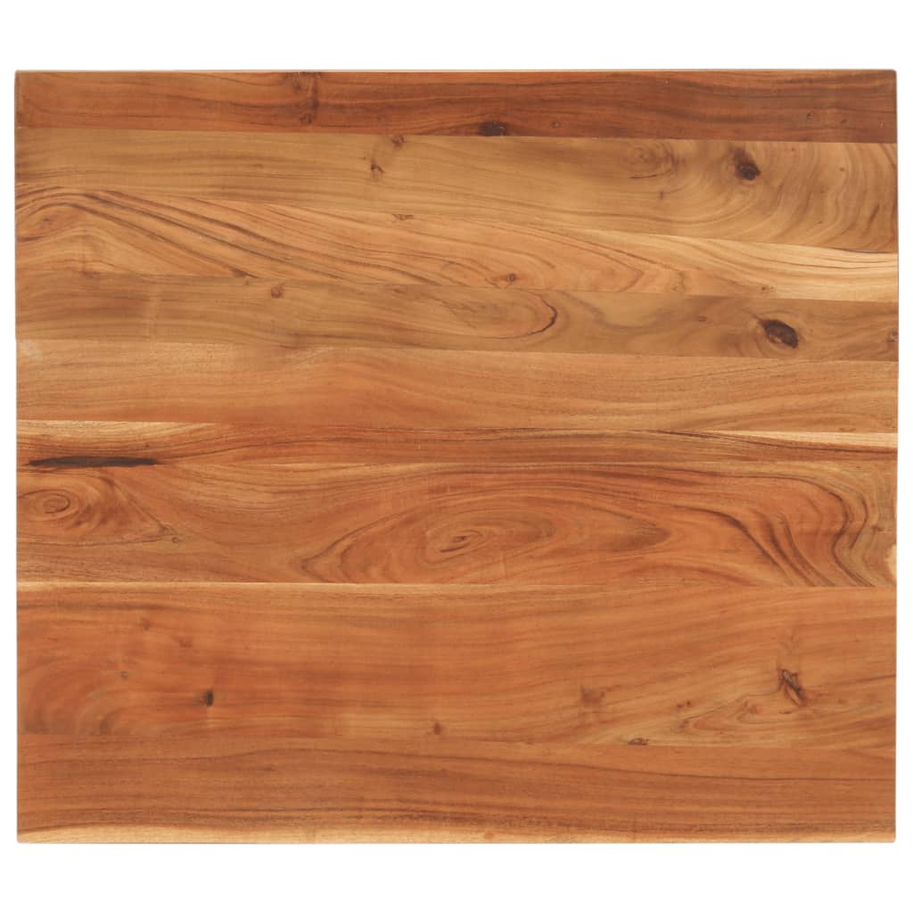 Tafelblad rechthoekig 100x80x3,8 cm massief acaciahout