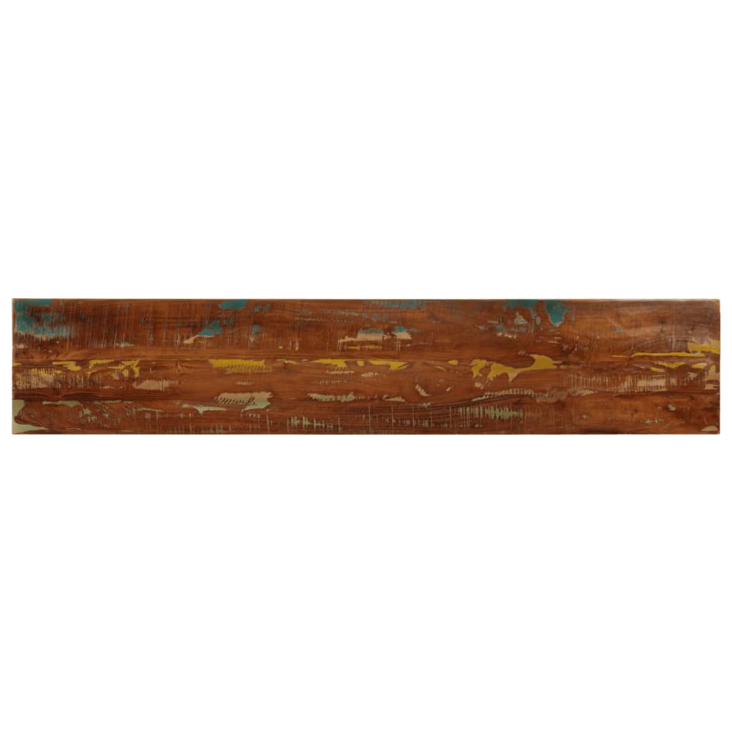 Tafelblad rechthoekig 160x20x3,8 cm massief gerecycled hout