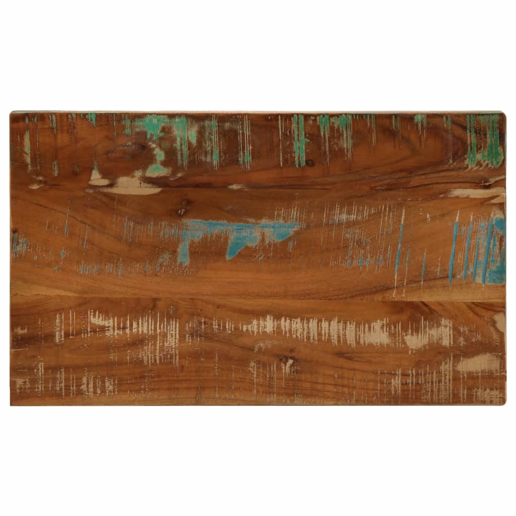 Tafelblad rechthoekig 40x30x3,8 cm massief gerecycled hout