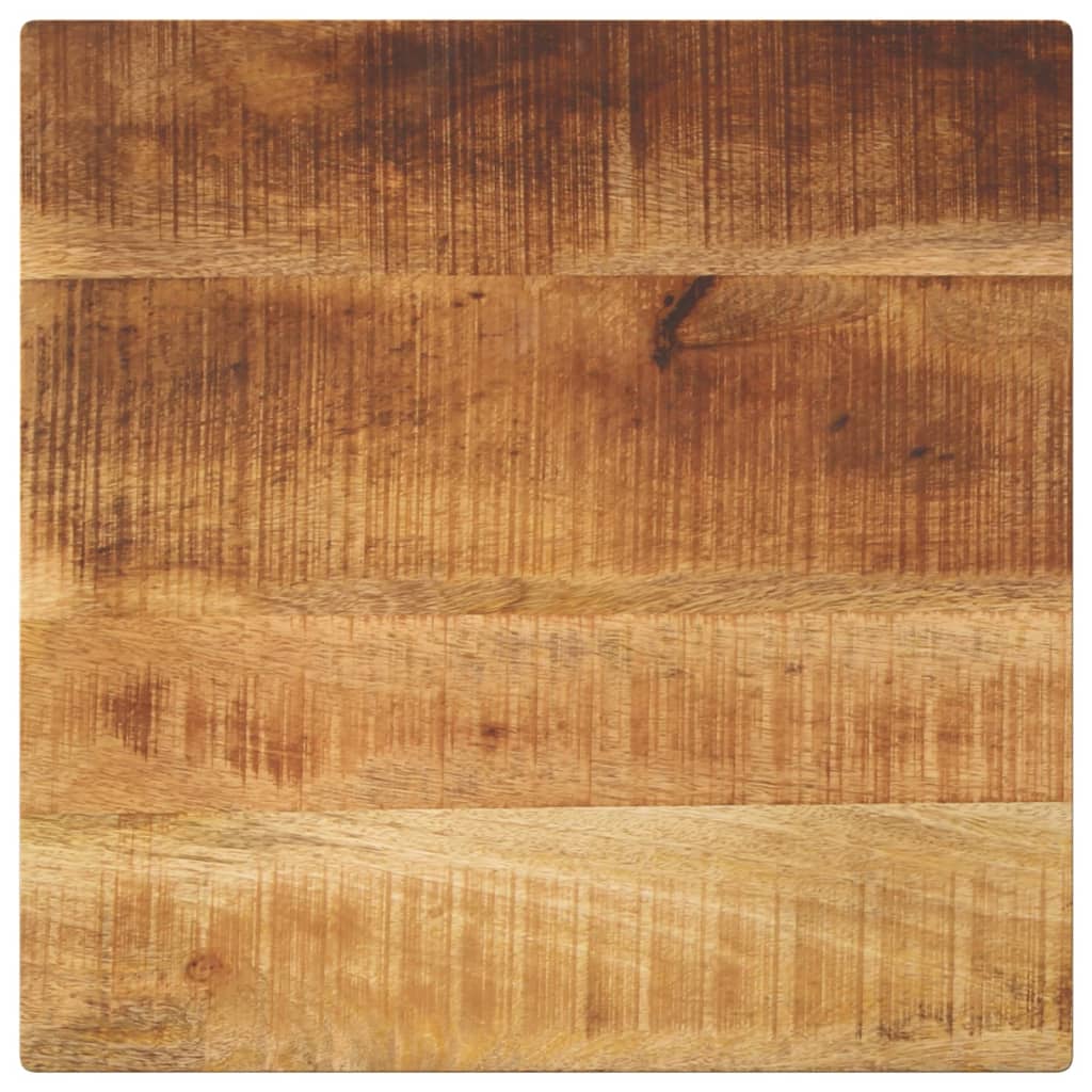 Tafelblad vierkant 40x40x2,5 cm massief ruw mangohout
