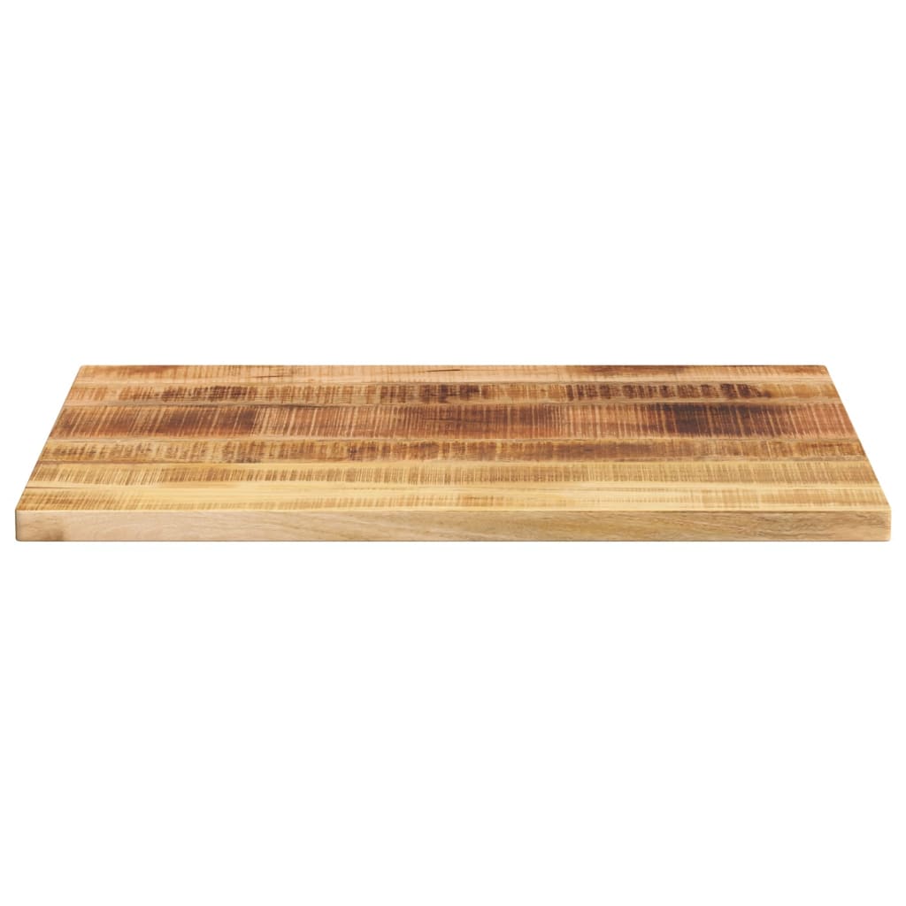 Tafelblad rechthoekig 90x50x2,5 cm massief ruw mangohout – afbeelding 3