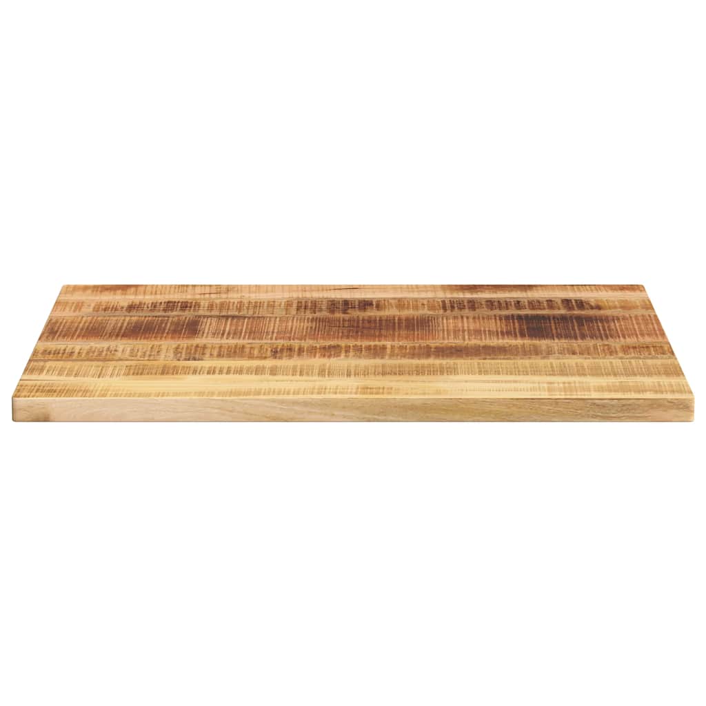 Tafelblad rechthoekig 70x60x2,5 cm massief ruw mangohout – afbeelding 3