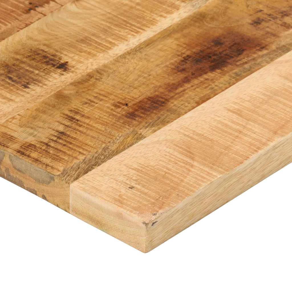 Tafelblad rechthoekig 70x60x2,5 cm massief ruw mangohout – afbeelding 6