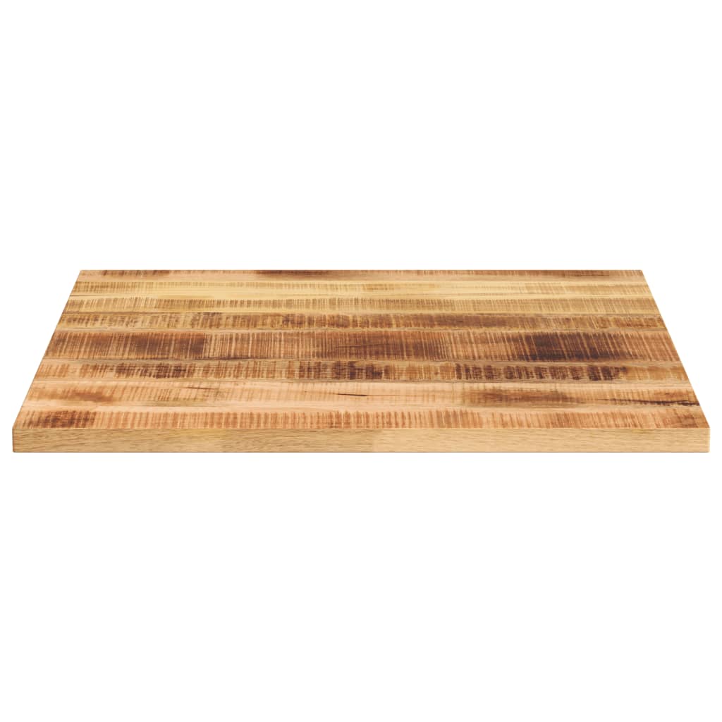 Tafelblad vierkant 70x70x1,5 cm massief ruw mangohout – afbeelding 3