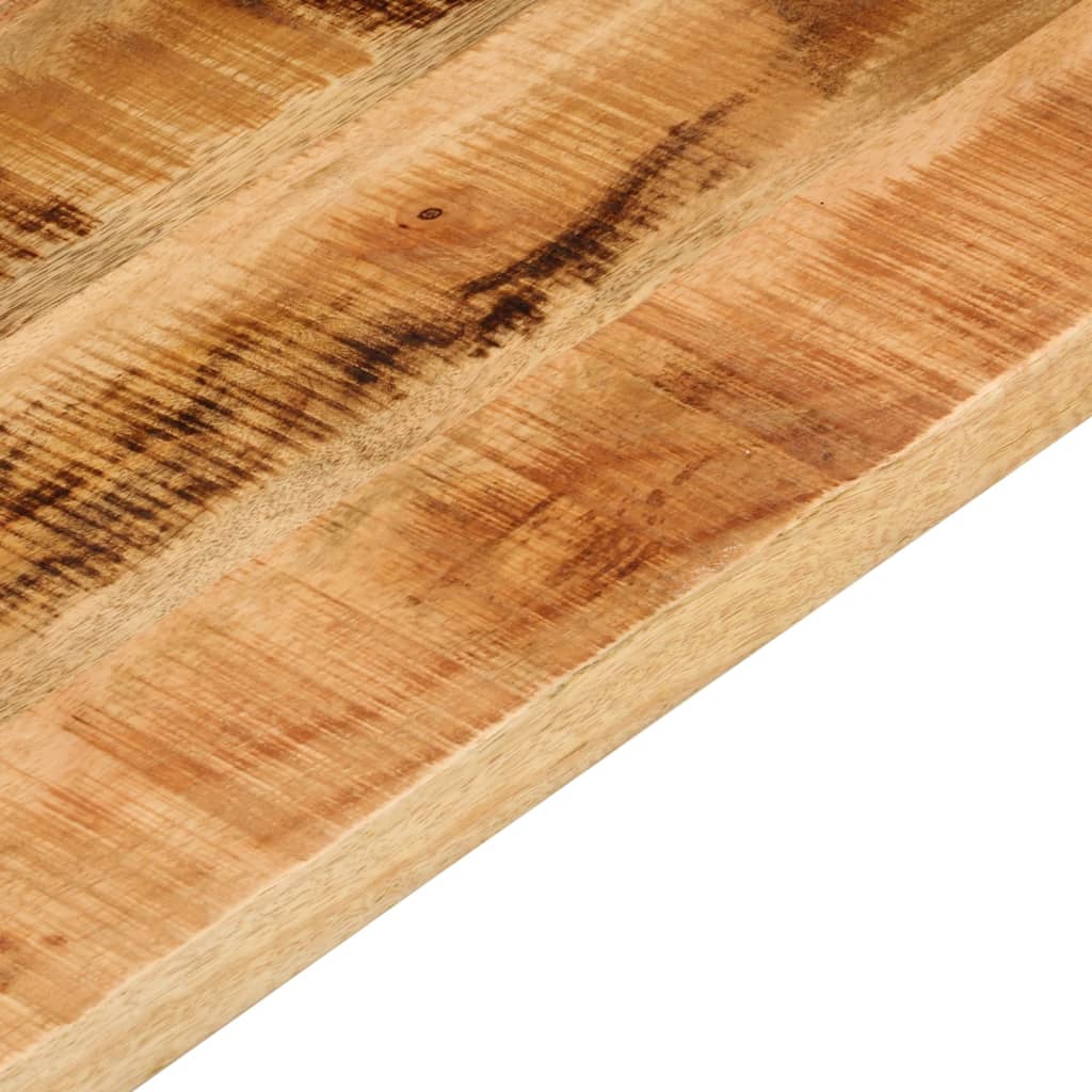 Tafelblad vierkant 70x70x1,5 cm massief ruw mangohout – afbeelding 7