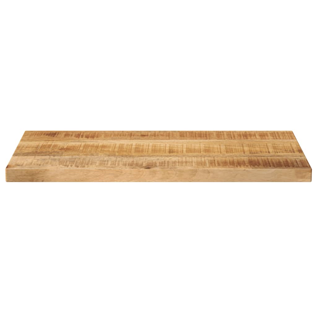 Tafelblad rechthoekig 40x30x3,8 cm massief ruw mangohout – afbeelding 3