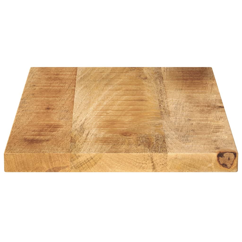 Tafelblad rechthoekig 40x30x3,8 cm massief ruw mangohout – afbeelding 4