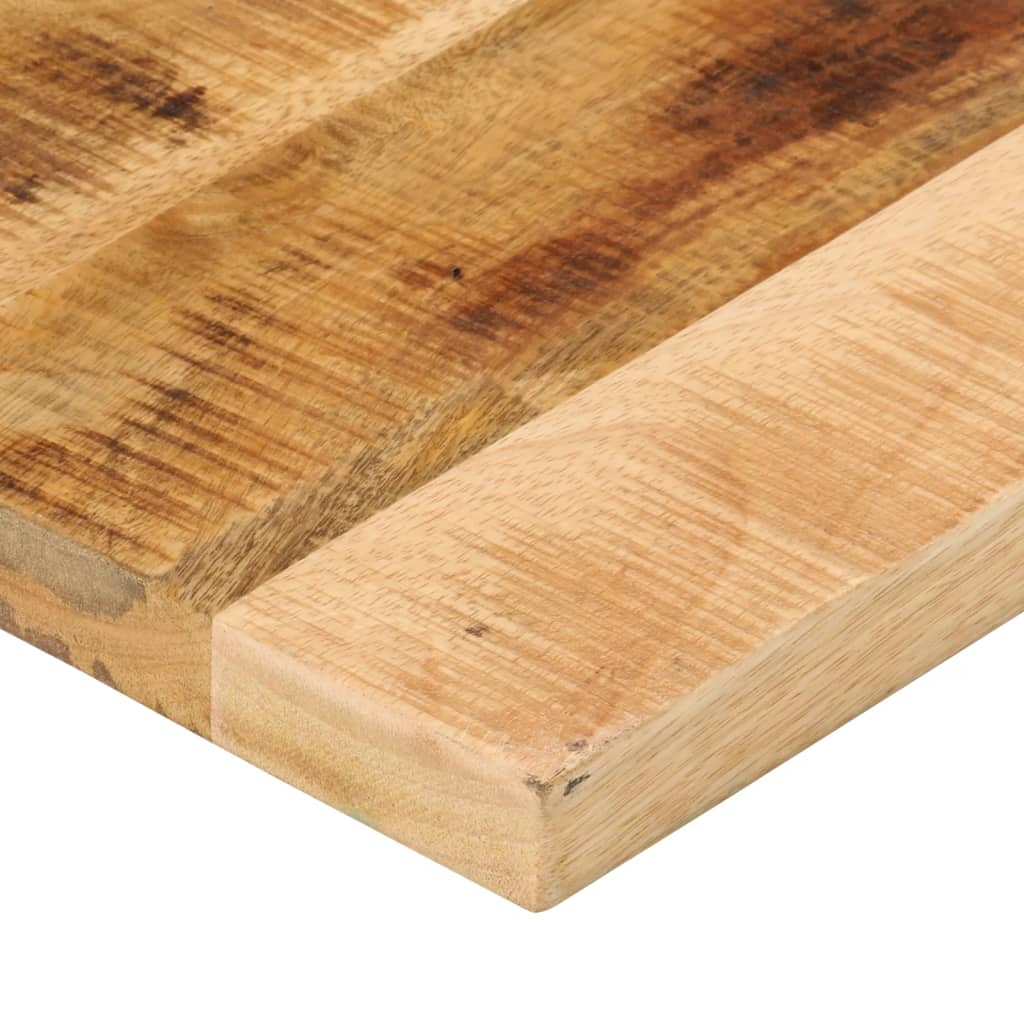 Tafelblad rechthoekig 40x30x3,8 cm massief ruw mangohout – afbeelding 6