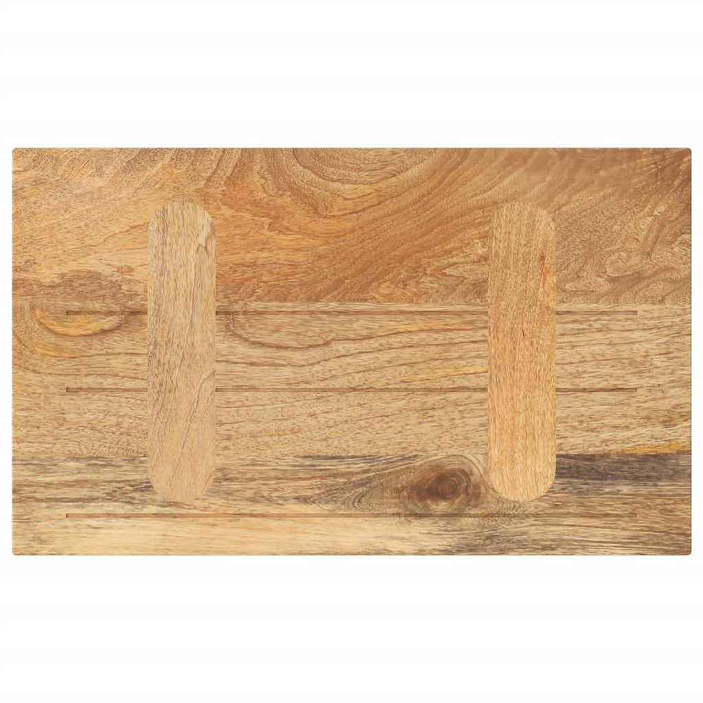 Tafelblad rechthoekig 50x40x2,5 cm massief mangohout – afbeelding 5