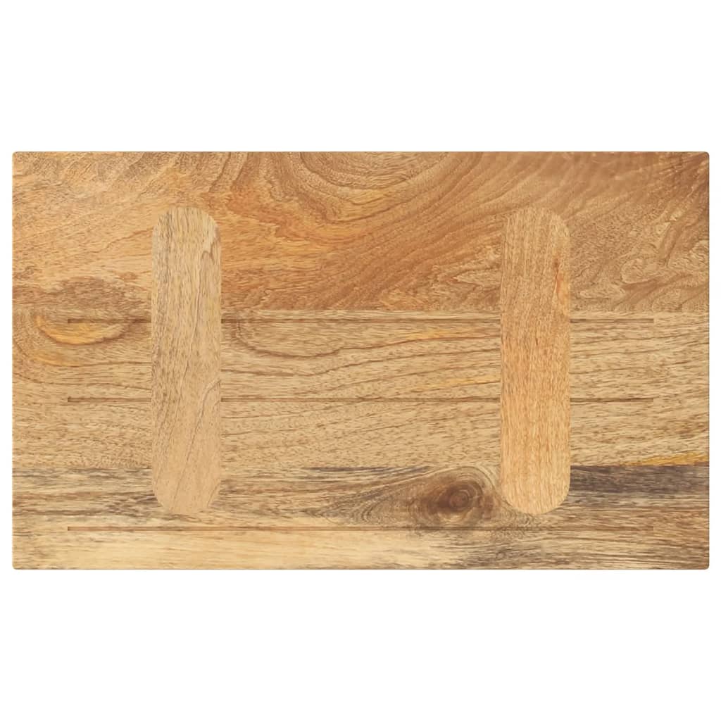 Tafelblad rechthoekig 60x40x2,5 cm massief mangohout – afbeelding 5
