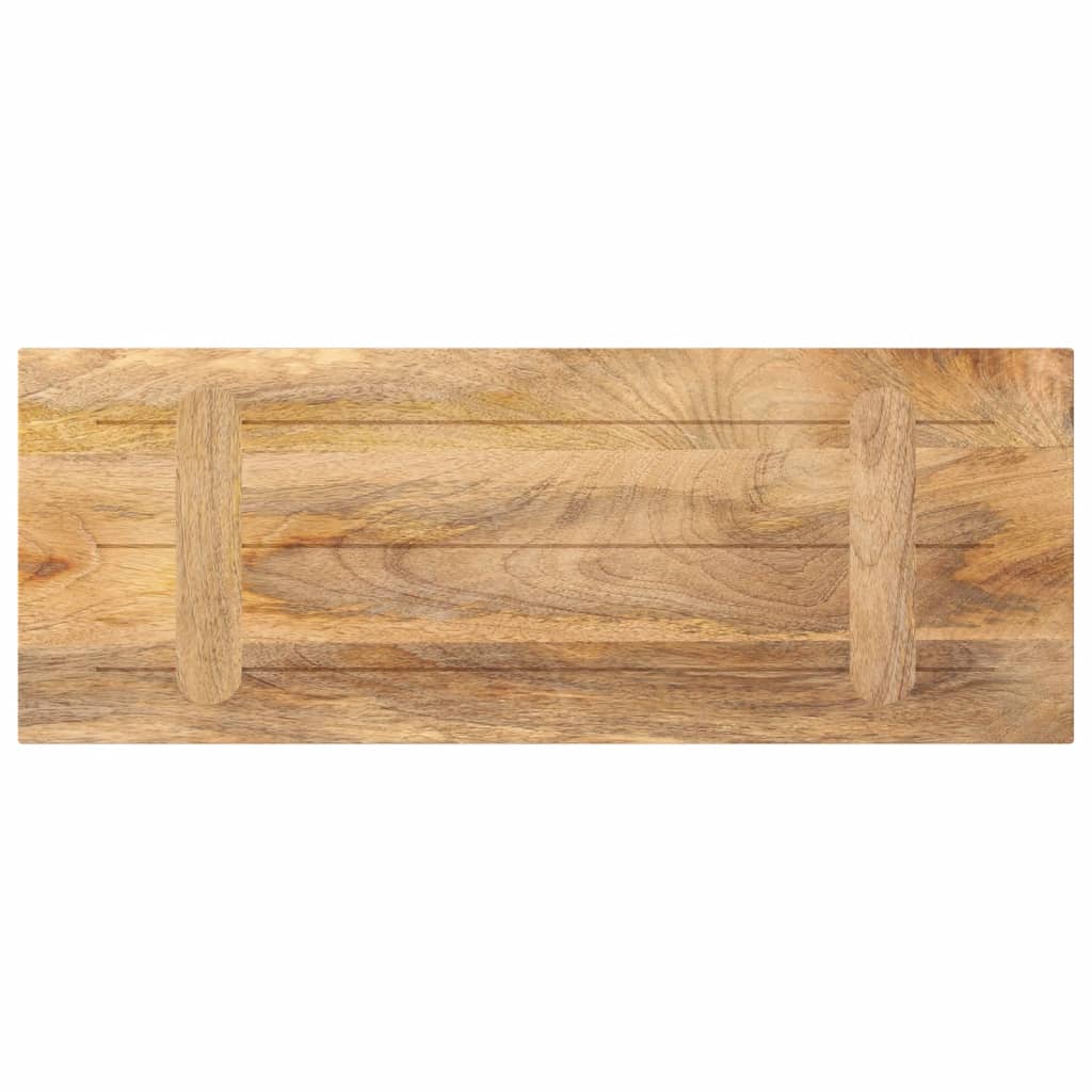 Tafelblad rechthoekig 70x40x2,5 cm massief mangohout – afbeelding 5