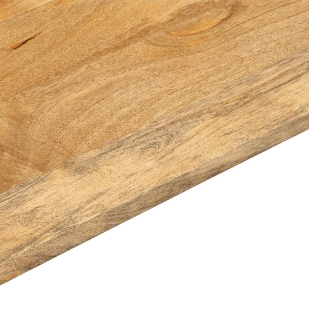 Tafelblad rechthoekig 100x70x2,5 cm massief mangohout – afbeelding 7