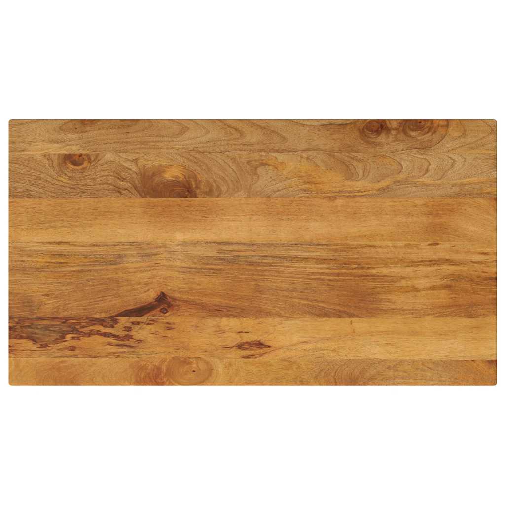 Tafelblad rechthoekig 100x60x2,5 cm massief mangohout