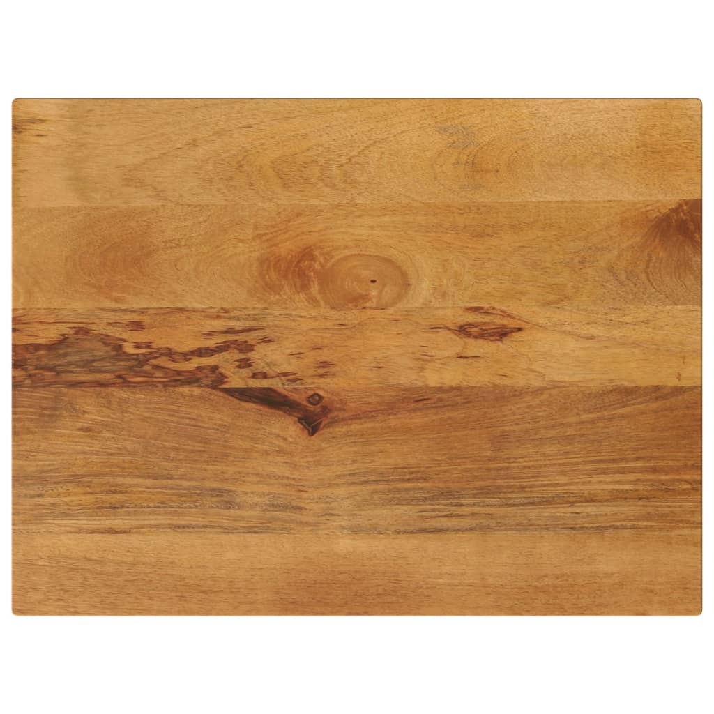 Tafelblad rechthoekig 80x70x2,5 cm massief mangohout