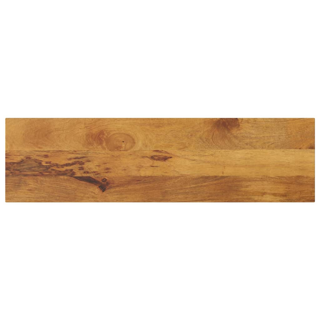 Tafelblad rechthoekig 120x20x3,8 cm massief mangohout