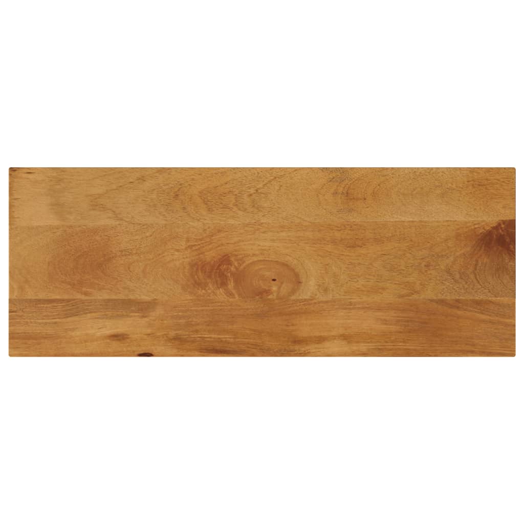 Tafelblad rechthoekig 80x30x3,8 cm massief mangohout