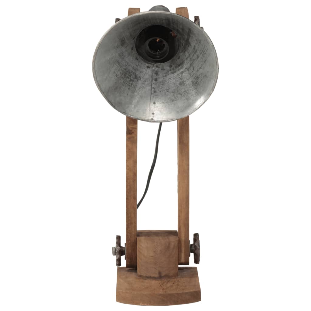 Bureaulamp 25 W E27 23x13x52 cm vintage zilverkleurig – afbeelding 3