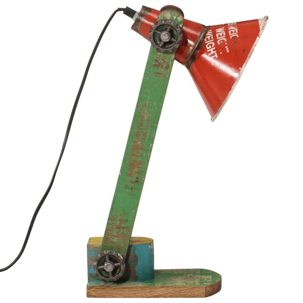Bureaulamp 25 W E27 23x13x52 cm meerkleurig – afbeelding 4