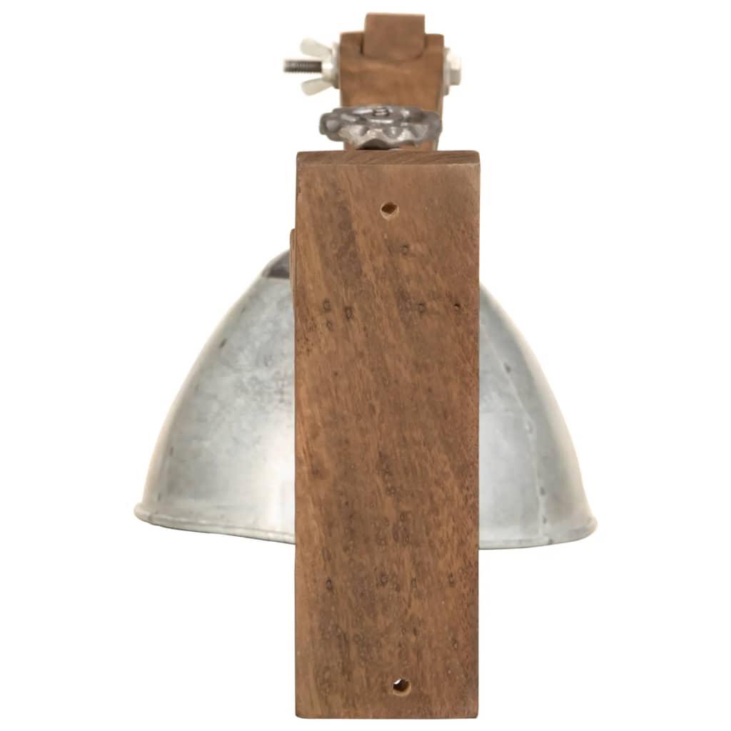 Wandlamp 25 W E27 vintage zilverkleurig – afbeelding 5