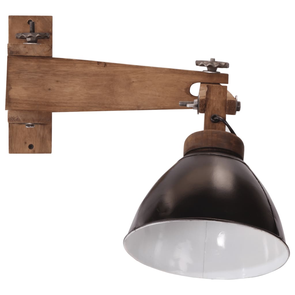 Wandlamp 25 W E27 zwart – afbeelding 3