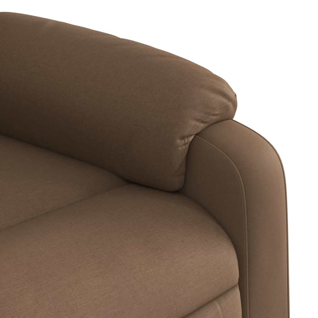 Massagestoel verstelbaar stof bruin – afbeelding 9