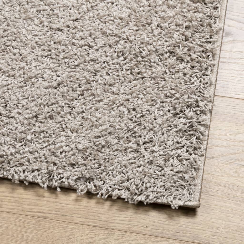 Vloerkleed PAMPLONA shaggy hoogpolig modern 160x230 cm beige – afbeelding 4