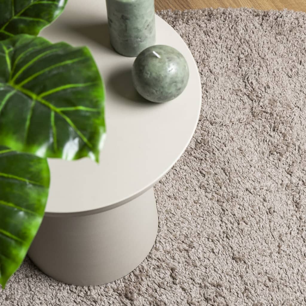 Vloerkleed PAMPLONA shaggy hoogpolig modern 160x230 cm beige – afbeelding 7