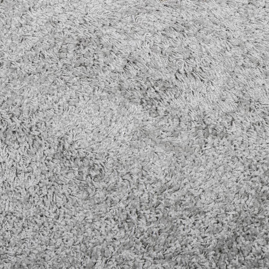 Vloerkleed PAMPLONA shaggy hoogpolig modern 80x250 cm grijs – afbeelding 9