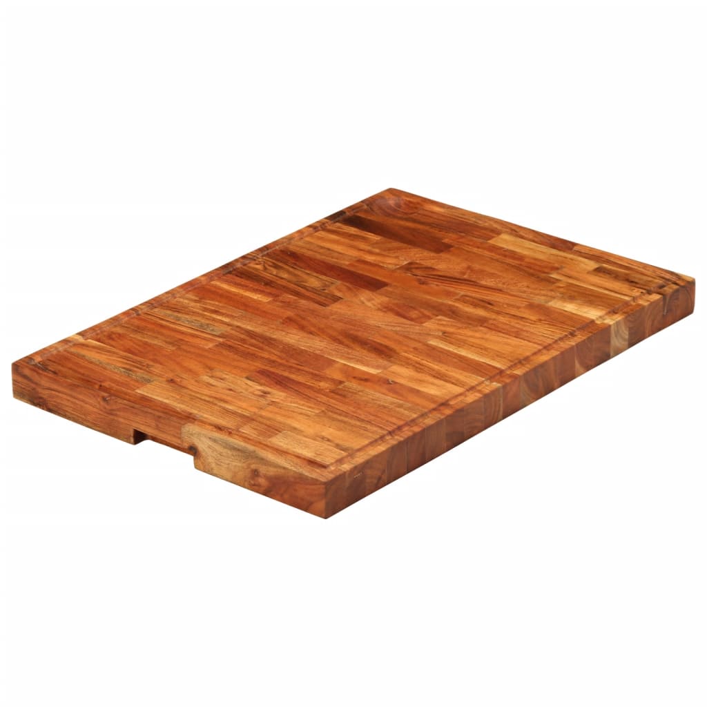 Hakblok 60x42x4 cm massief acaciahout – afbeelding 3