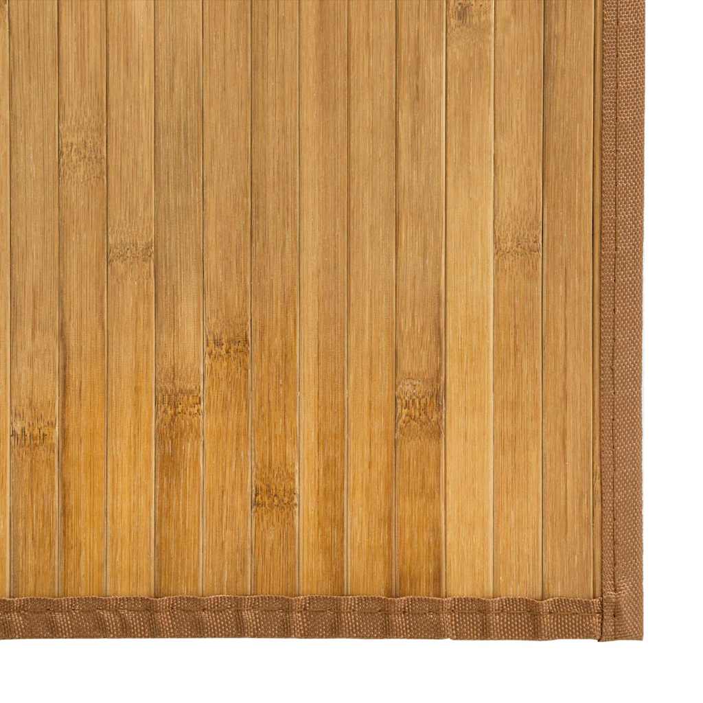 Vloerkleed rechthoekig 80x100 cm bamboe naturel – afbeelding 6