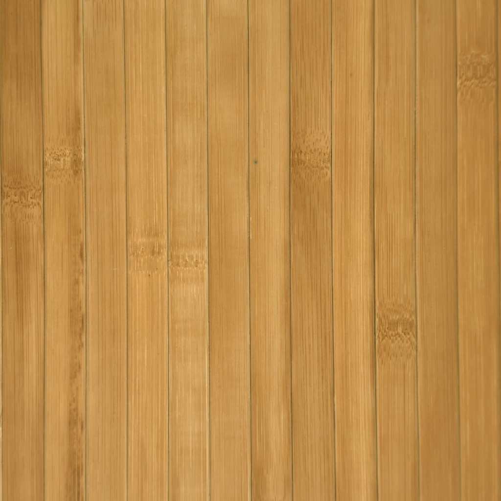 Vloerkleed rechthoekig 80x100 cm bamboe naturel – afbeelding 7
